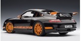 Porsche 997 GT3 RS Black with Orange stripes 1:12 AUTOart 12116
