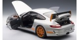 Porsche 911 (997) GT3 RS Silver/Orange 1:12 AUTOart 12119
