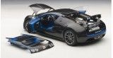 Bugatti 16.4 Veyron Merveilleux Carbon Black/Blue Interior 1:18 AUTOart 70934