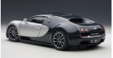 Bugatti Veyron 16.4 Super Sport Dark Blue / Silver White Doors 1:18 AUTOart 70939