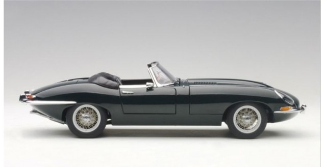 Jaguar E-Type Coupé Serie I 3.8 Black Autoart 73611 - Miniatures