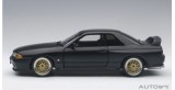 Nissan Skyline GT-R (R32) Tuned Version Frosted Black 1:18 AUTOart 77418