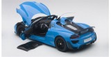 Porsche 918 Spyder WEISSACH PACKAGE Blue 2013 1:18  AUTOart 77924