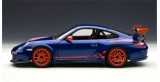 Porsche 911 (997) GT3 RS 3.8 2010 Blue metallic/ Red 1:18 AUTOart 78144