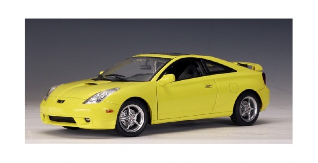 Toyota Celica T23 Coupe Weiss 1999-2005 ca 1/43 1/36-1/46 Welly Modell Auto mit 