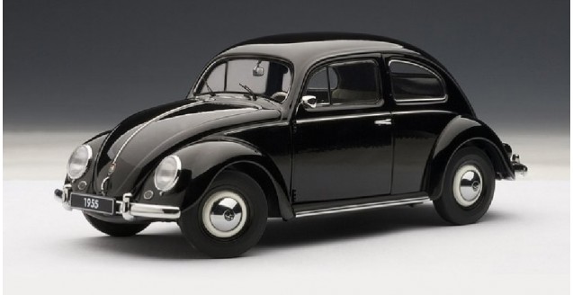 1/18 1967 Vintage Beetle Superior The Cast Collectors Colección de coches modelo Negro