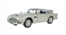 Aston Martin DB5 James Bond 007 Mission Goldfinger with weapons Silver1:18 scale Autoart 70021