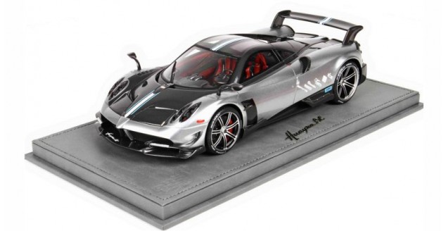 BBR Models P18128 Pagani Huayra BC Press Version Silver 1:18