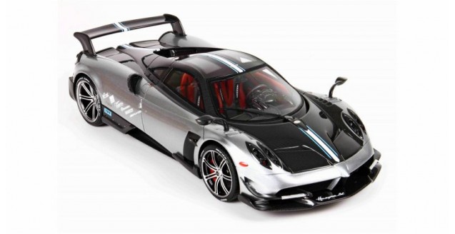 BBR Models P18128 Pagani Huayra BC Press Version Silver 1:18