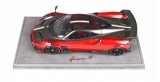 Pagani Huayra BC Fire Red with Case 1:18 BBR Models BBR P18128RF