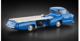 Mercedes-Benz Racing Car Transporter "The blue Wonder" 1954/55 REVISED EDITION Blue 1:18 CMC M-143