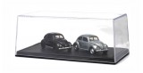 Volkswagen Split Window Beetle 2-Car Set 1938-1953 Black & Raw Metal 1:64 GREENLIGHT 29818