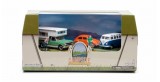 Volkswagen Beetle, Samba & Chevy C20 Camper Campsite Cruisers Diorama 1:64 GREENLIGHT 50966
