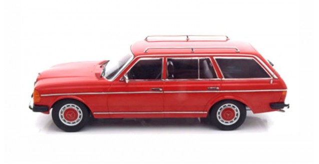 1978-1982 rot W123 Mercedes- Benz 250 T S123 1:18 KK-Scale 