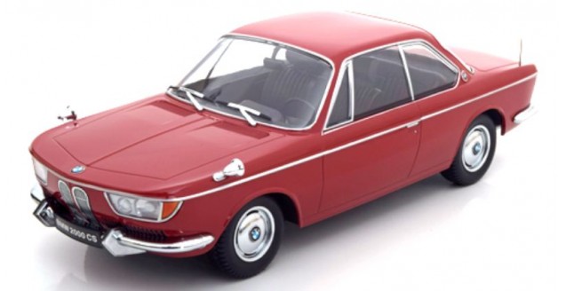 KK-Scale KKDC180122 BMW 2000 CS coupe 1965 Dark Red 1:18 scale