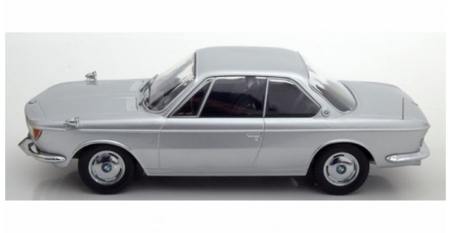 KK-Scale KKDC180123 BMW 2000 CS coupe 1965 Silver 1:18 scale