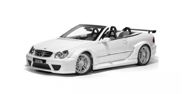 Mercedes Benz CLK Cabriolet AMG White 1:18 Kyosho 08462W