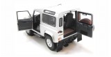 Land Rover Defender 90 Silver 1:18 Kyosho 08901IS