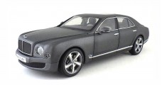 Bentley Mulsanne Speed 2014 Dark Grey Satin 1:18 Kyosho 8910DGS