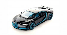 Bugatti Chiron Zero-400 Black Metallic / Blue 1:43 LookSmart LS459SE