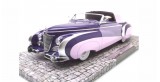 Cadillac Series 62 Saoutchik Cabriolet Year 1948 Pink / Purple 1:18 Minichamps 107148460