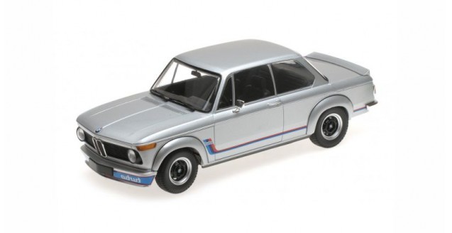 BMW 2002 Turbo 1973 Silver 1:18 Minichamps 155026201