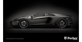 Lamborghini Aventador LP 700-4 Roadster Nero Nemesis Matte Black 1:8 Pocher HK121F