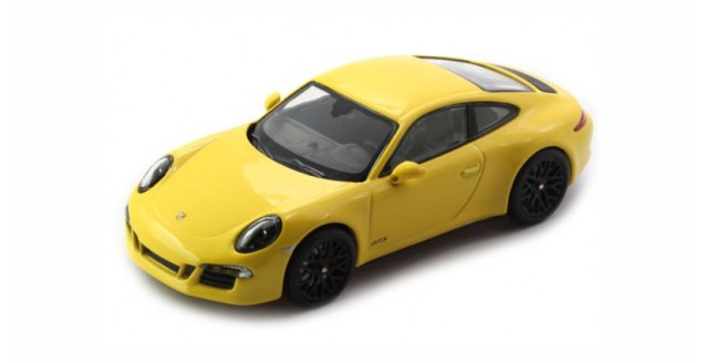 Porsche 911 (991) Carrera GTS 2014 Yellow 1:43 Schuco 450757200