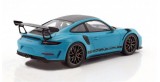 Porsche 911 (991 II) GT3 RS Weissach Package Miami Blue/Black with Showcase 1:18 Spark WAP0211560J