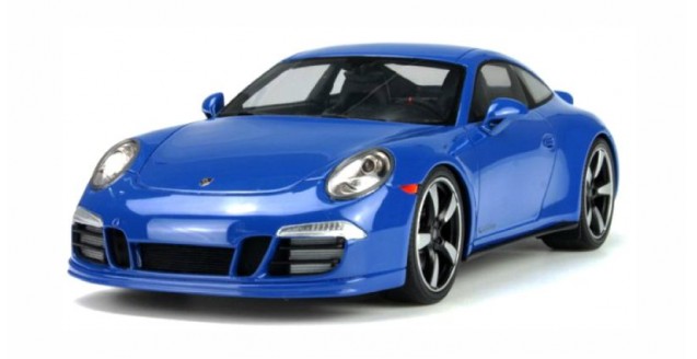 Spark WAX02100006 Porsche 911 (991) GTS Club Coupe Year 2015 blue 1:18